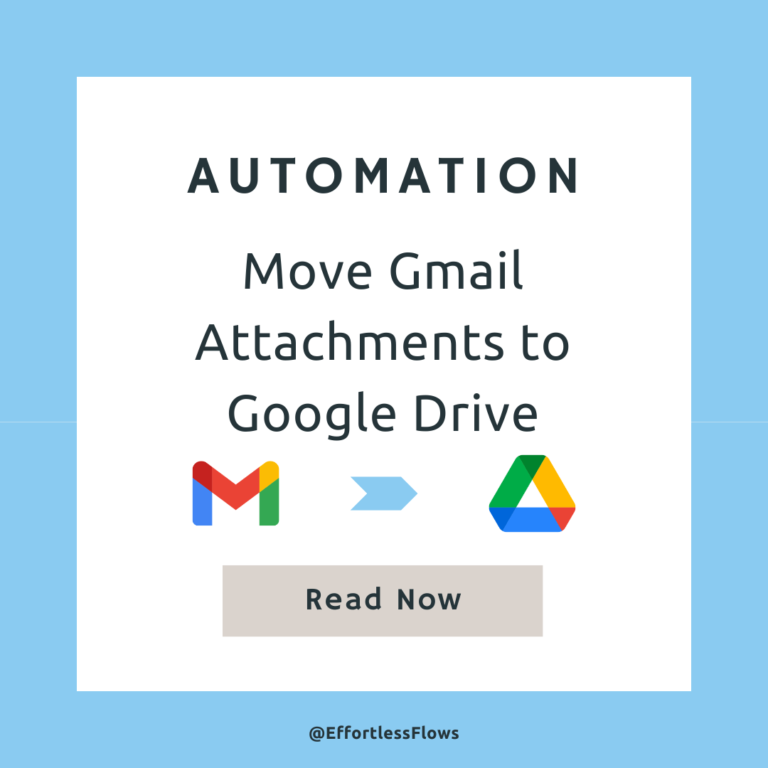 Easily Move Gmail Attachments to Google Drive