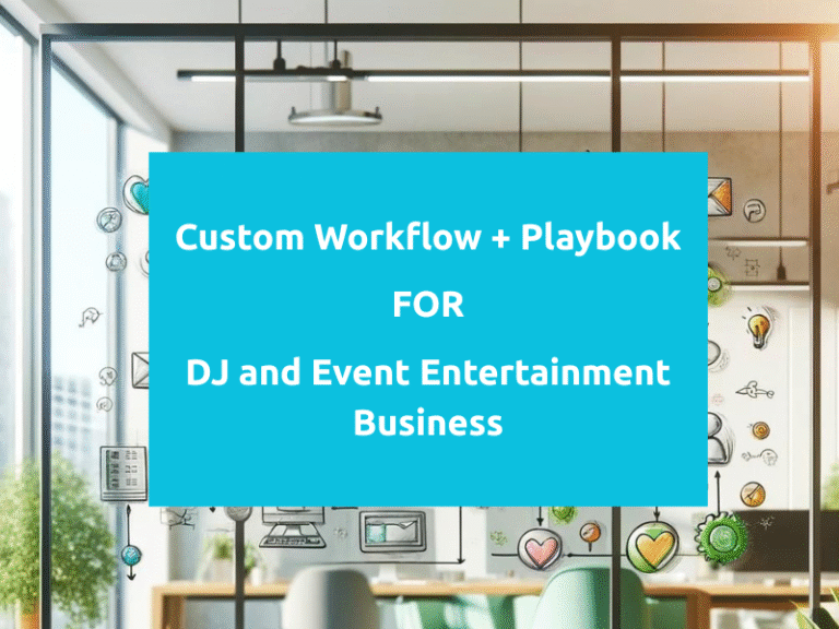 Client Workflow System for DJ and Event Entertainment business